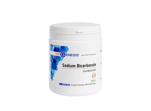 VioGenesis Sodium Bicarbonate Διττανθρακική Σόδα Φαρμακευτικού Βαθμού Καθαρότητας Χωρίς Αλουμίνιο 500g