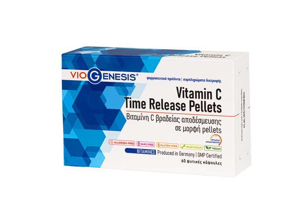VioGenesis Vitamin C Time Release Pellets 60 caps