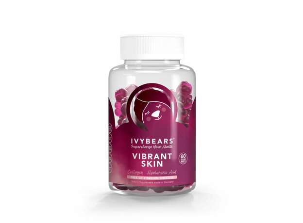 IvyBears Vibrant Skin, σύμπλεγμα βιταμινών που προσφέρουν θρέψη, ενυδάτωση 60gummies