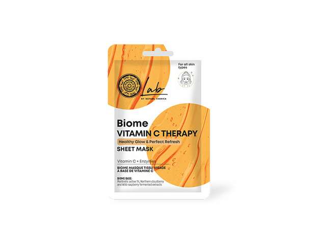 Natura Siberica Biome Sheet Mask με Βιταμίνη C, 1 pc