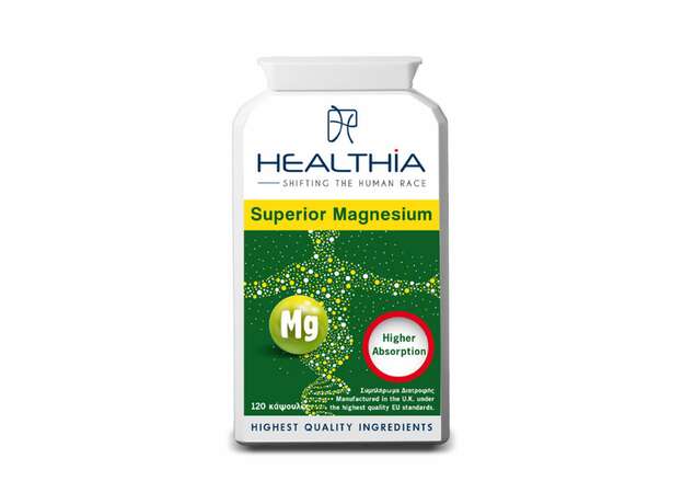 Healthia Superior Magnesium Higher Absorption, 120caps
