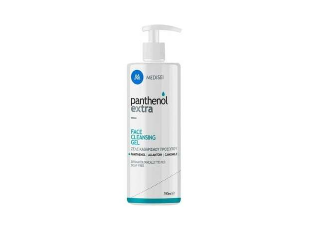 Medisei Panthenol Extra Panthenol Extra Face Cleansing Gel Αφρώδες Διάφανο Gel Χωρίς Σαπούνι, 390ml