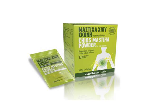 Pharma Q Mastiha Powder Μαστίχα Χίου Σκόνη για πόσιμο διάλυμα 15 Sachets