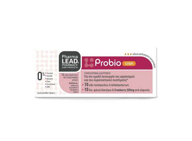 Pharmalead Probio Cran Προβιοτικά με Cranberry, 14caps