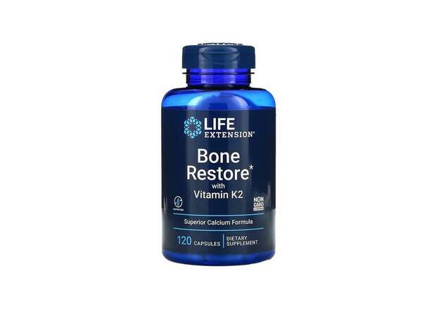 Life Extension Bone Restore With Vitamin K2 120 Caps