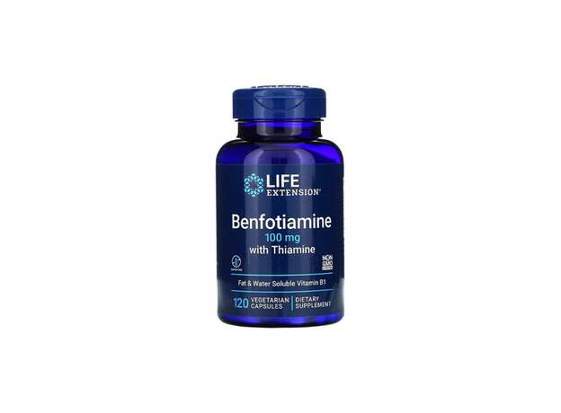 Life Extension Benfotiamine with Thiamine 100mg 120 φυτικές κάψουλες