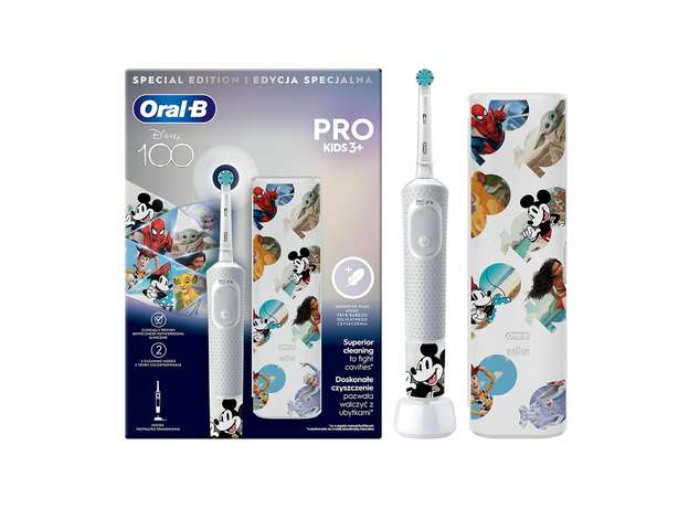 Oral-B Vitality Pro Ηλεκτρική Οδοντόβουρτσα Disney Με Θήκη Ταξιδίου, Για Παιδιά 3+ Ετών