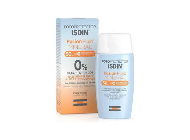 ISDIN Fotoprotector Fusion Fluid Mineral SPF50 Αντηλιακό Προσώπου με Φυσικά Φίλτρα, 50ml