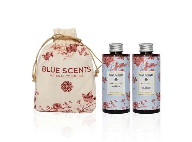 Blue Scents Promo Gift Set Pomegranate Αφρόλουτρο με Εκχύλισμα Σταφυλιού, 300ml & Pomegranate Ενυδατικό Γαλάκτωμα Σώματος, 300ml