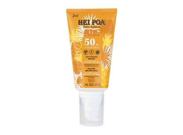 Hei Poa Suncare Melting Milk SPF50 Ενυδατικό Γαλάκτωμα για Πρόσωπο & Σώμα, 150ml