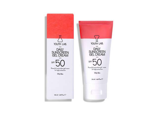 Youth Lab. Daily Sunscreen Gel Cream SPF 50 Tinted Oily Skin Αντηλιακό Προσώπου με Χρώμα για Λιπαρό Δέρμα, 50ml