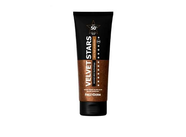 Frezyderm Velvet Stars SPF50+ Αντηλιακό Σώματος με Λάμψη, 175ml