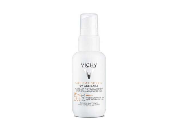 Vichy Capital Soleil UV Age Daily SPF50+ Anti-Aging Sun Cream Λεπτόρρευστο Αντιηλιακό Κατά της Φωτογήρανσης, 40ml