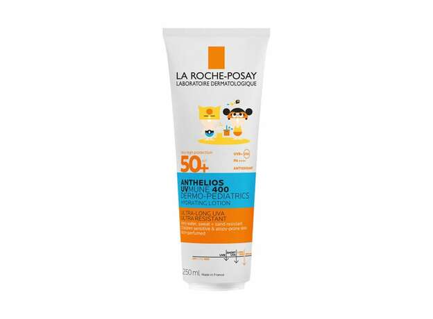 La Roche Posay Anthelios Uvmune 400 Dermo-Pediatrics Hydrating Lotion SPF 50+ Παιδικό Ενυδατικό Αντηλιακό Γαλάκτωμα για Ευαίσθητο & με Τάση Ατοπίας Δέρμα, 250ml