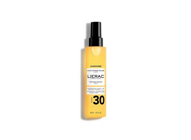 LIERAC Sunissime The Silky Sun Body Oil SPF30, Μεταξένιο Αντηλιακό Λάδι Σώματος 150ml