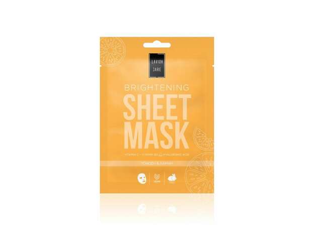 Lavish Care Brightening Face Sheet Mask Μάσκα Προσώπου με βιταμίνη C 25g