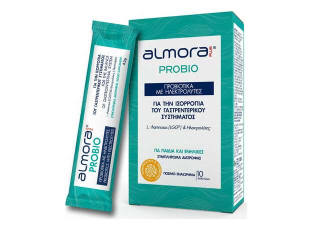 Elpen Almora Plus Probio, Προβιοτικά Με Ηλεκτρολύτες, 10 φακελίδια