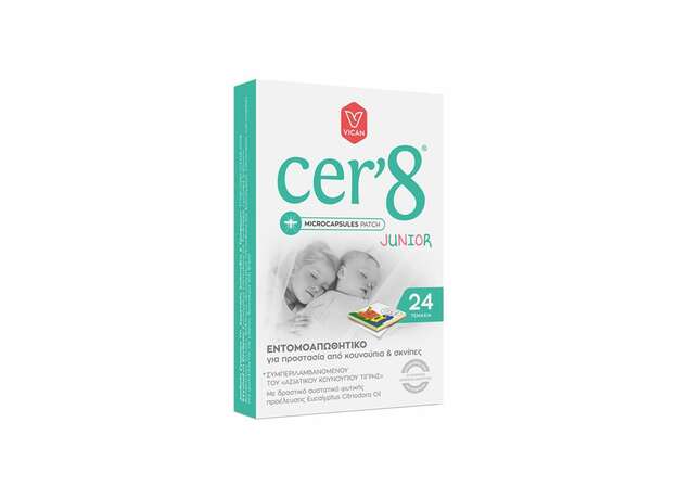 Vican Cer'8 Παιδικό Εντομοαπωθητικό Τσερότο 24τμχ