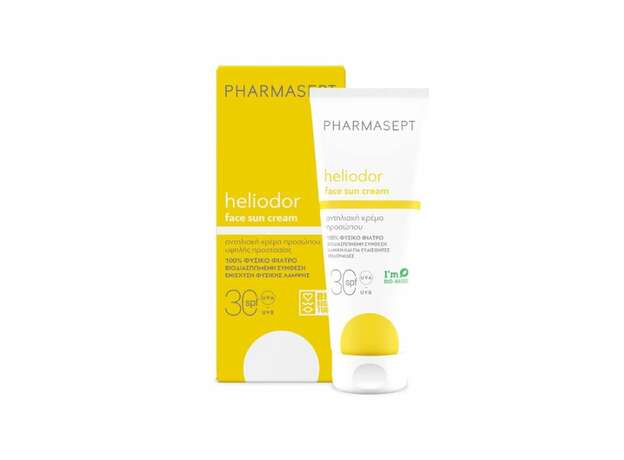 Pharmasept Heliodor Face Sun Cream SPF30 Αντηλιακό Προσώπου, Ντεκολτέ & Χεριών, 50ml