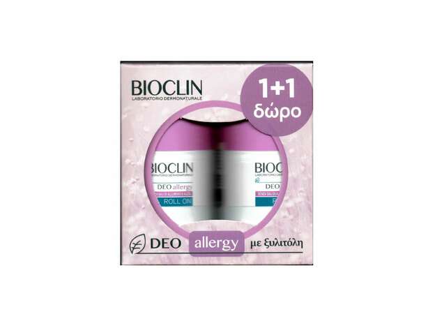 Epsilon Health Bioclin Promo Deo Allergy Alcohol Free Roll-on Αποσμητικό 50ml 1+1