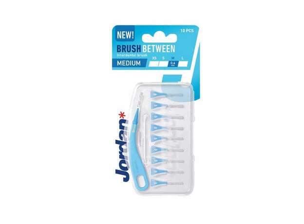 Jordan Clinic Brush Between Μεσοδόντια Βουρτσάκια Medium 0.6mm, 10τεμ