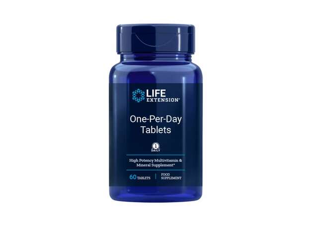 Life Extension One-Per-Day High Potency Multivitamin & Mineral Supplement 60tabs