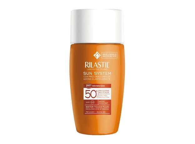 Rilastil Sun System Water Touch Fluid Αντηλιακή Κρέμα Προσώπου Spf50+, 50ml