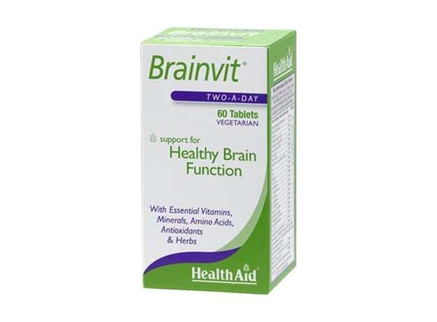 Health Aid Brainvit Two-a-Day 60 Ταμπλέτες