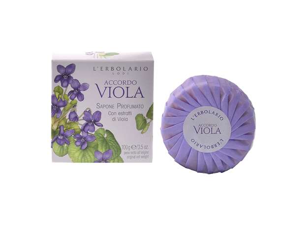 L'Erbolario Accordo Viola Sapone Profumato Αρωματικό Σαπούνι 100g