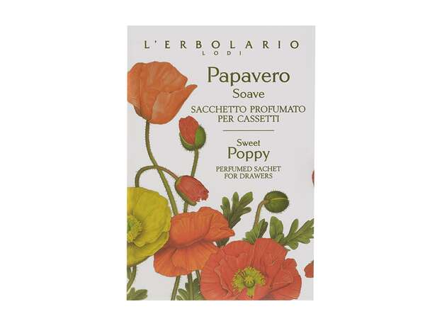 L'Erbolario Papavero Soave Sachetto Profumato per Cassetti Αρωματικό Ρούχων 1τμχ