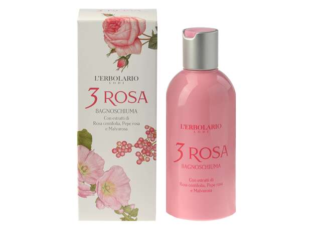 L'Erbolario 3 Rosa Bagnoschiuma Αφρόλουτρο 250ml