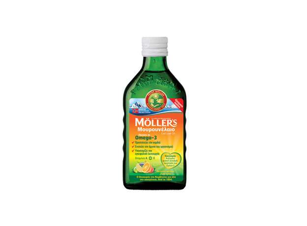 Moller’s Μουρουνέλαιο Cod Liver Oil Tutti Frutti 250ml