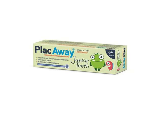 Omega Pharma Plac Away Junior Teeth Οδοντόκρεμα 50ml