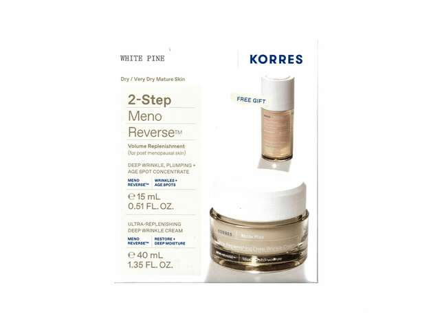 Korres PROMO White Pine Λευκή Πεύκη Κρέμα Ημέρας για Αναπλήρωση Όγκου Ξηρές - Αφυδατωμένες Επιδερμίδες 40ml - ΔΩΡΟ Λευκή Πεύκη Ορός Προσώπου για Αναπλήρωση Όγκου 15ML