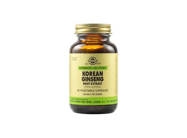 Solgar Korean Ginseng Root Extract, 60veg.caps