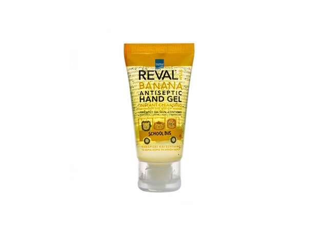 Interemed Reval Kids Hand Gel Αντισηπτικό Τζελ Χεριών Μπανάνα 30ml