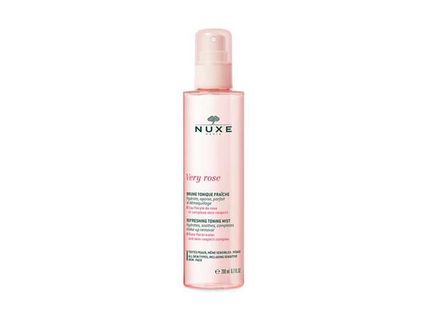 Nuxe Very Rose Refreshing Toning Mist Τονωτικό & Ενυδατικό Mist για το Πρόσωπο - Ολοκληρώνει το Ντεμακιγιάζ, 200ml