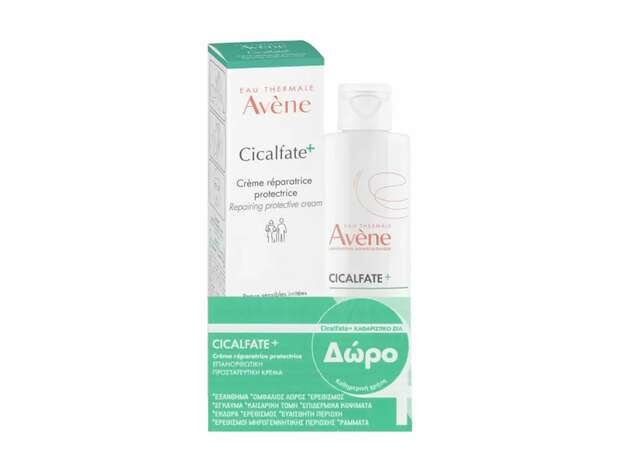 AVENE Promo Cicalfate+ Repairing Protective Cream Επανορθωτική Προστατευτική Κρέμα 100ml & Cicalfate+ Gel Nettoyant Gel Καθαρισμού 200ml