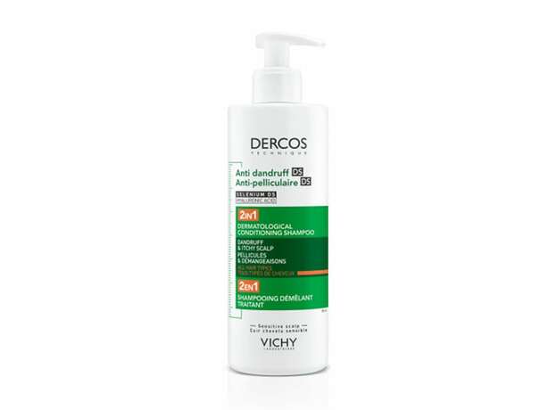 Vichy Dercos Anti-Dandruff DS 2in1 Σαμπουάν & Conditioner Κατά της Ξηροδερμίας, της Πιτυρίδας & του Κνησμού, 390ml