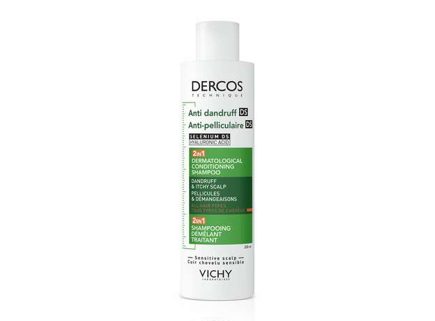 Vichy Dercos Anti-Dandruff DS 2in1 - Σαμπουάν & Conditioner Κατά της Πιτυρίδας για Όλους τους Τύπους Μαλλιών 200ml