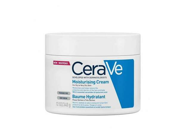 Cerave Moisturizing Cream Ενυδατική Κρέμα για Ξηρό/Πολύ Ξηρό Δέρμα, 340g