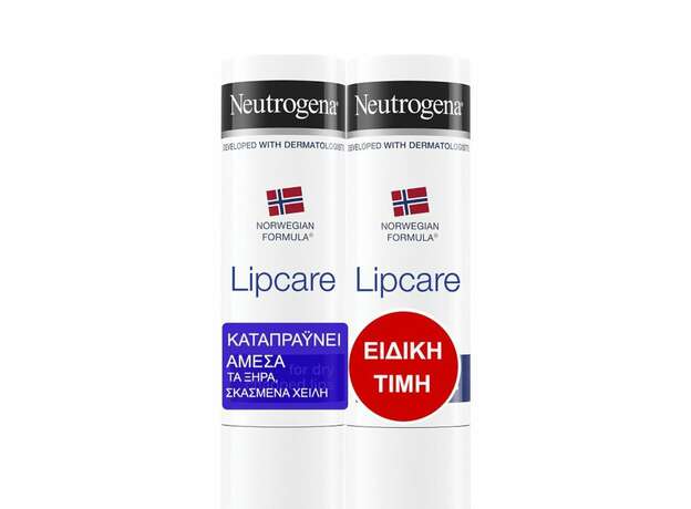 NEUTROGENA - Norwegian Formula Lip Stick Φροντίδα Χειλιών | 2x4.8g