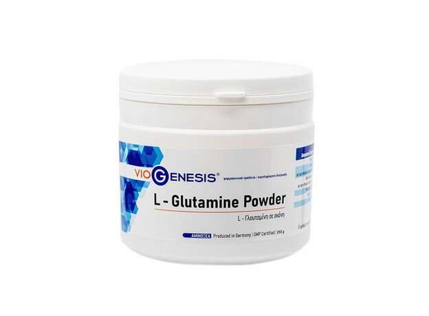 Viogenesis L-Glutamine Powder L-Γλουταμινη σε Σκόνη 250g