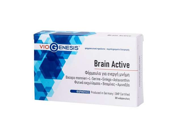 Viogenesis Brain Active 30 Ταμπλέτες