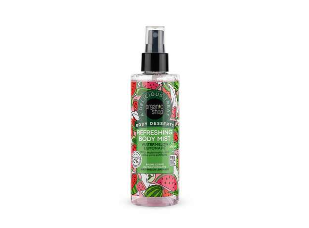 Organic Shop Body Desserts Watermelon Lemonade, Αναζωοηονητικό Body Mist, 200ml