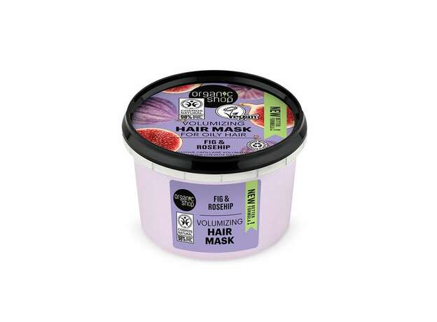 Organic Shop by Natura Siberica Volumizing Hair Mask Μάσκα Όγκου για Λιπαρά Μαλλιά, 250ml