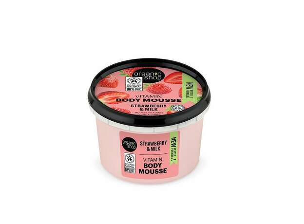 Organic Shop Strawberry Yoghurt Body Mousse 250ml