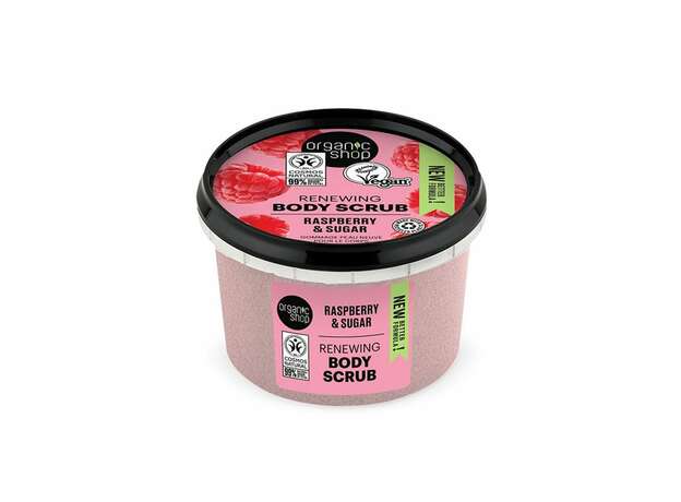 Organic Shop Raspberry & Sugar Body Scrub 250ml