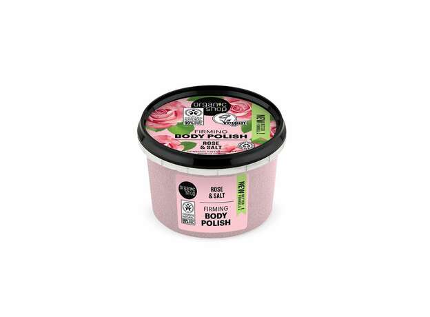 Organic Shop Body Polish Rose and Salt Scrub Σώματος 250ml