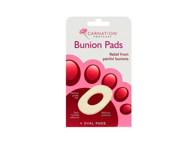 Carnation Bunion Pads Αυτοκόλλητα Προστατευτικά Δακτύλων 4 Τεμάχια